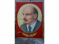 SOC HUGE PORTRAIT LENIN 200/150 ΕΙΚΟΝΑ ΔΩΡΕΑΝ ΜΕΤΑΦΟΡΑ