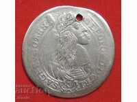 15 кройцера Австроунгария 1665 КВ сребро Леополд I Кремниц
