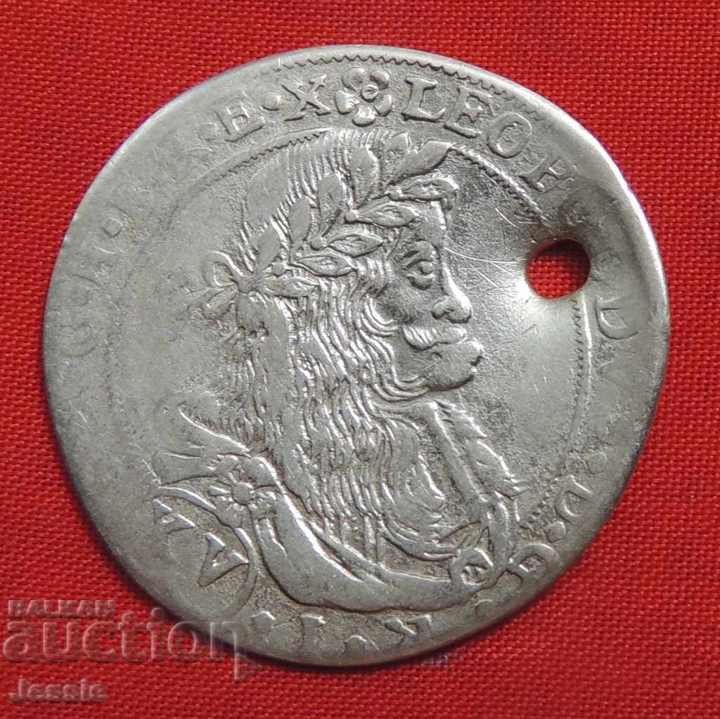 15 Kreuzer Austria-Hungary 1641 Silver Leopold I