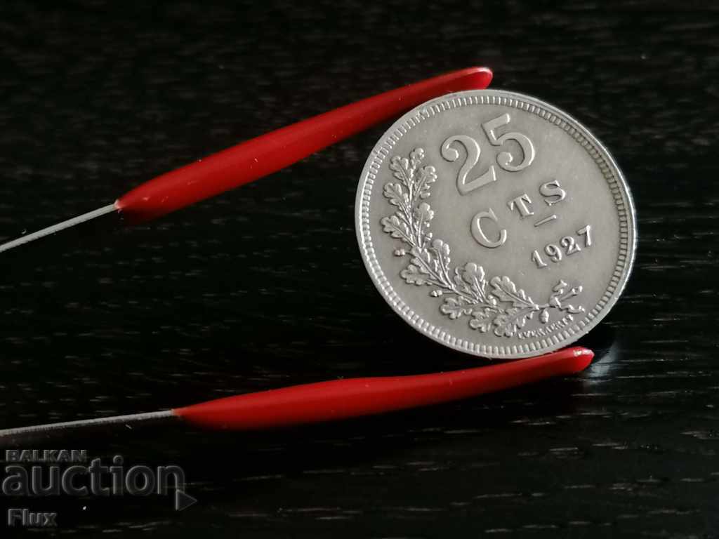Auction  Coin - Luxembourg - 25 centimes 1927