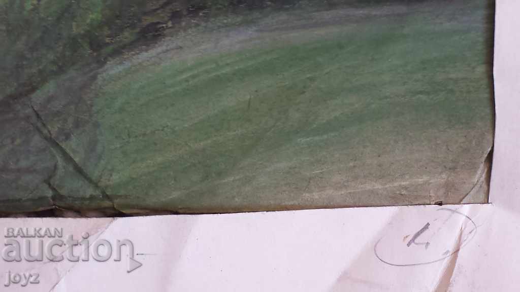 Delivery of PAINTING LANDSCAPE mixed media / MARIA MEZDURECHKA Delivery of PAINTING LANDSCAPE mixed media / MARIA MEZDURECHKA