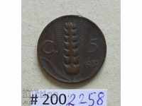 5 centime 1931 Italia