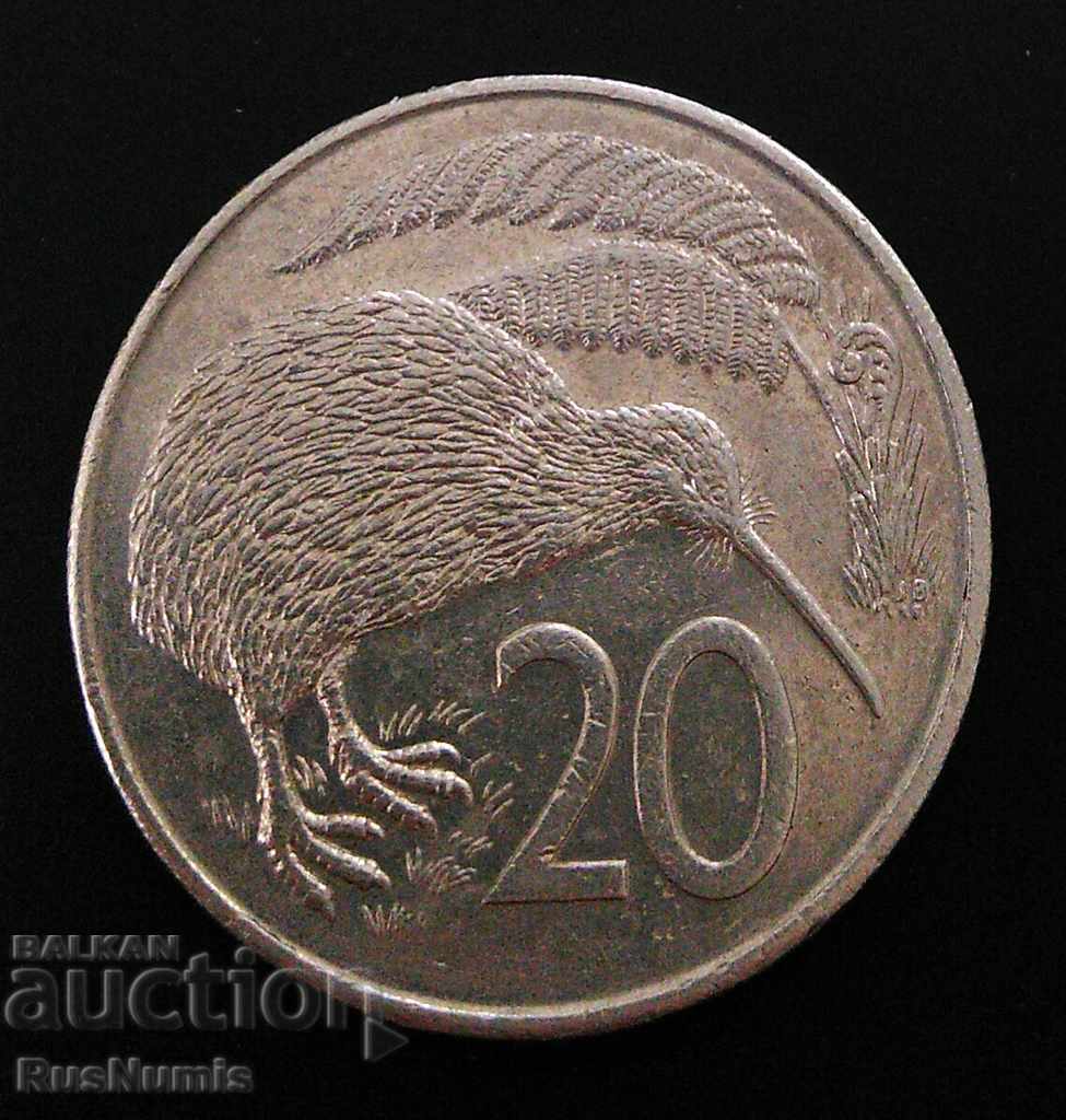 Noua Zeelanda. 20 de centi 1982
