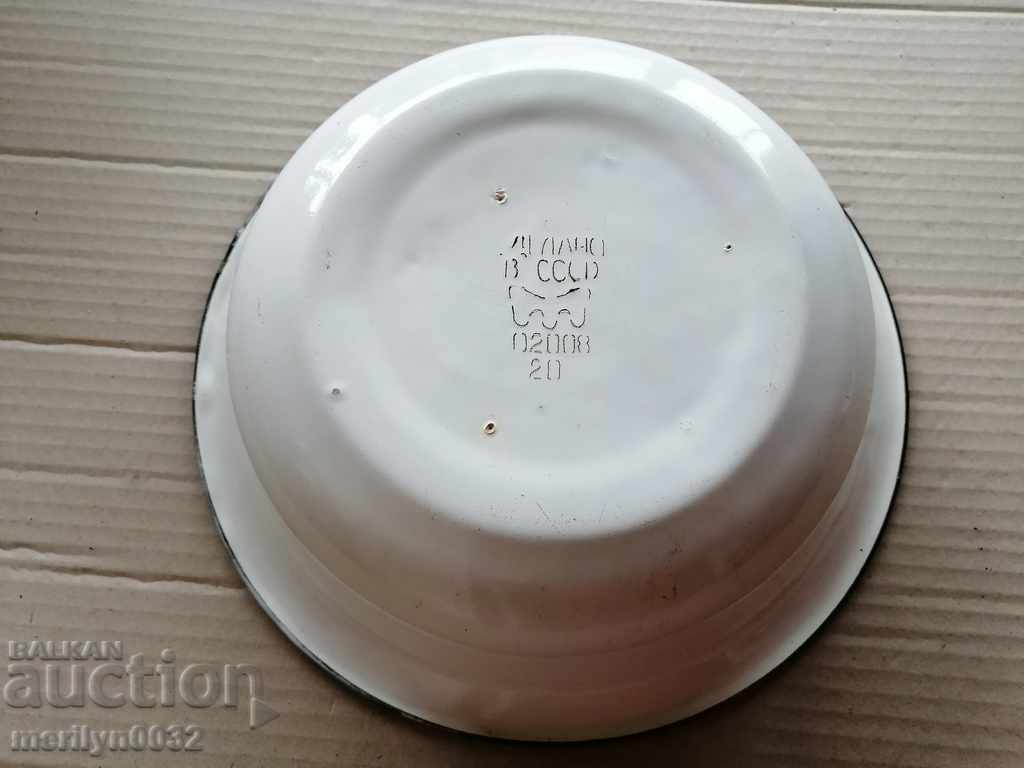 Εμαγιέ δικαστήριο μπολ με μπολ σμάλτο, πυέλου - 5