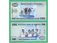 (¯`'•.¸   РУАНДА  500 франка 2013  UNC   ¸.•'´¯)