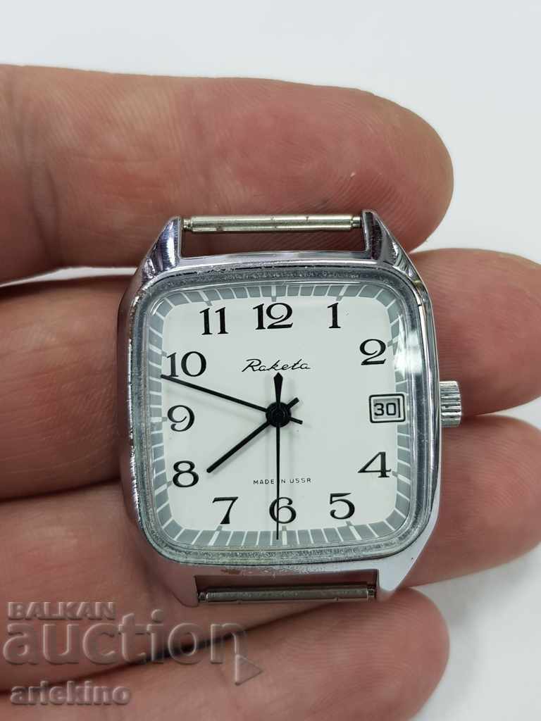 Ceasul rusesc pentru bărbați URSS ROCKET cu data