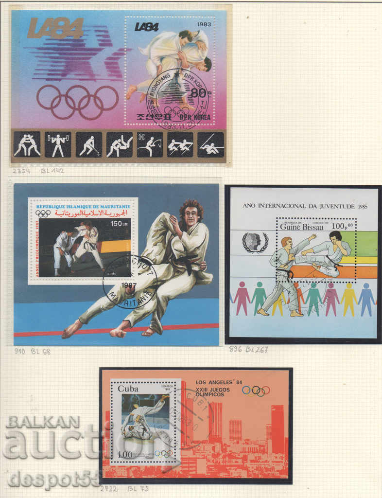 1983-85. Διαφορετικές χώρες. Αθλητισμός - πολεμικές τέχνες.