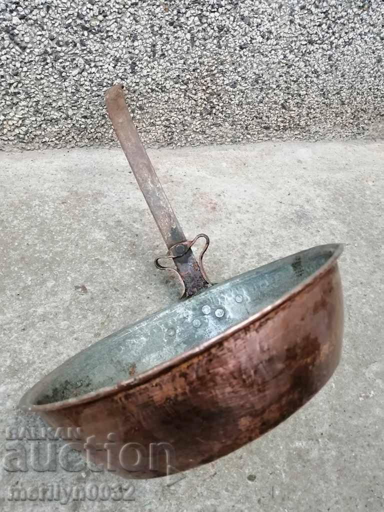 Παλιά κατσαρόλα χαλκού, χαλκού, δίσκος, δοχείο χαλκού με τιμή 84.00 BGN | € 42.95 Παλιά κατσαρόλα χαλκού, χαλκού, δίσκος, δοχείο χαλκού με τιμή 84.00 BGN | € 42.95