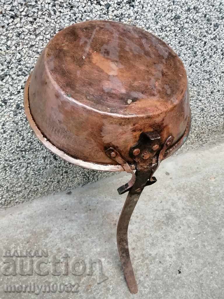 Δημοπρασία Παλιά κατσαρόλα χαλκού, χαλκού, δίσκος, δοχείο χαλκού Δημοπρασία Παλιά κατσαρόλα χαλκού, χαλκού, δίσκος, δοχείο χαλκού