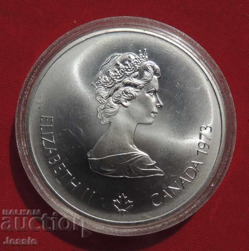 10 $ Canada 1973 argint MINT