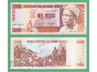 (¯` '• .¸ GUINEA-BISAU 1000 peso 1993 UNC ¸. •' ´¯)