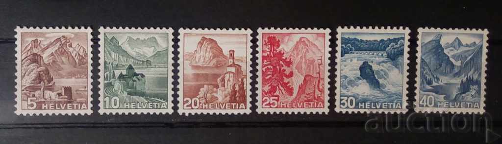 Elveția 1948 Peisaje/Clădiri MH