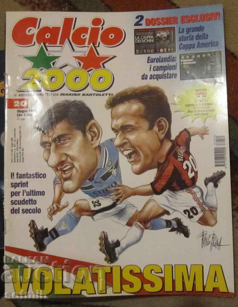 revista de fotbal numărul Calcio 2000.20