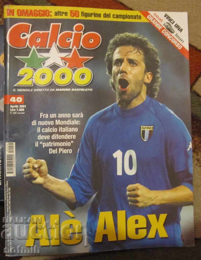 revista de fotbal numărul Calcio 2000.40