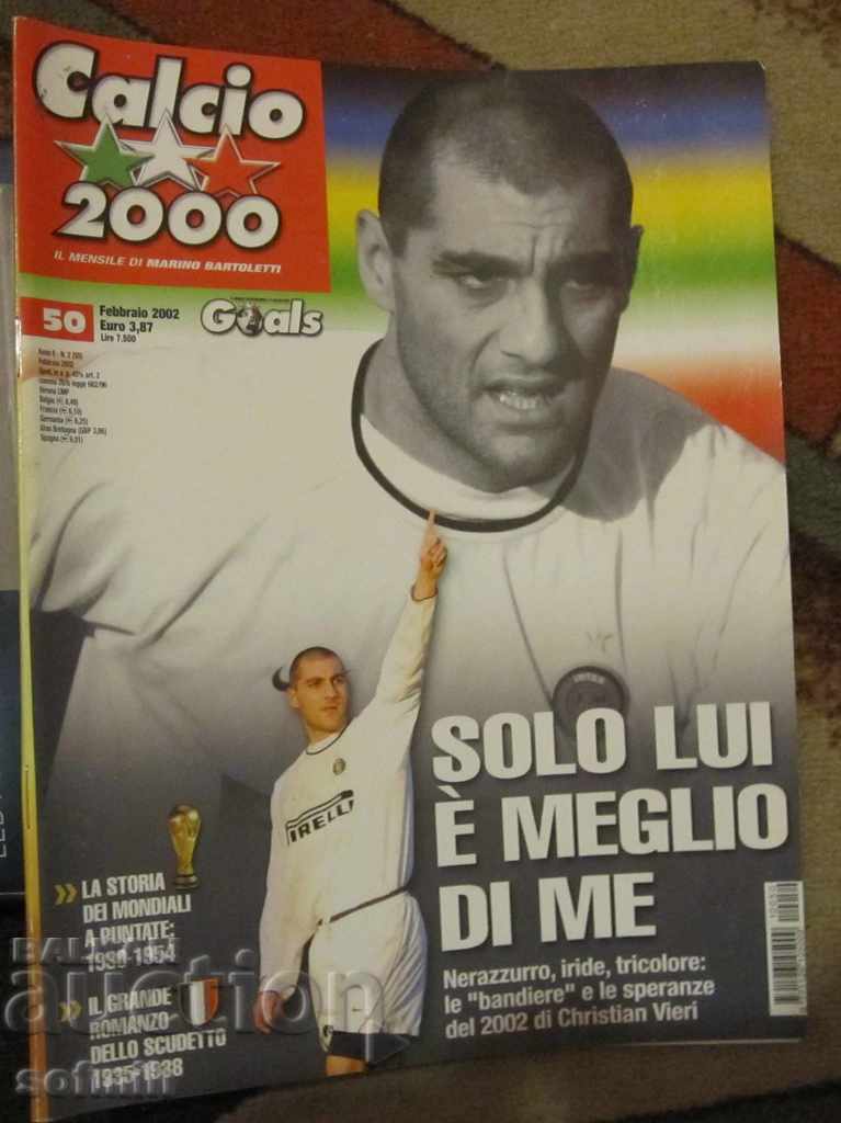revista de fotbal Calcio 2000 numărul 50