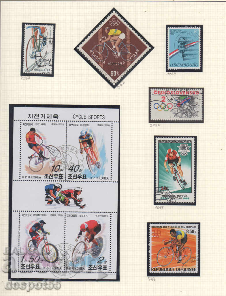 1964-2001. Διαφορετικές χώρες. Αθλητισμός - ποδηλασία.