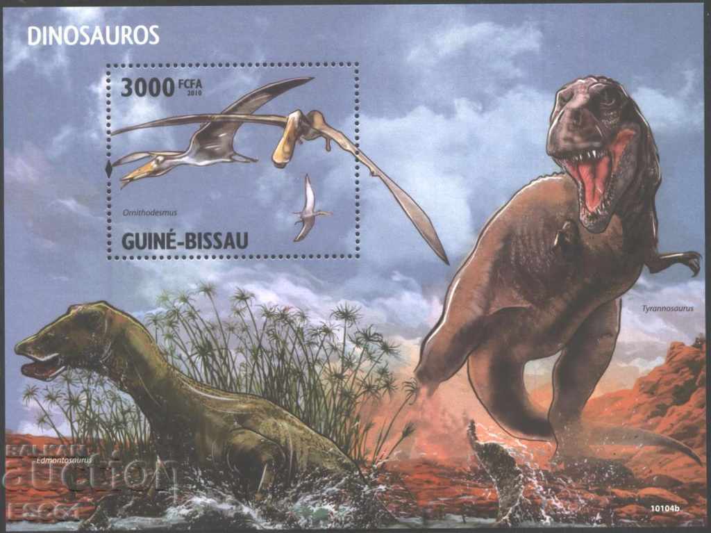 Pura bloc Fauna Dinosaurs 2010 din Guinea-Bissau