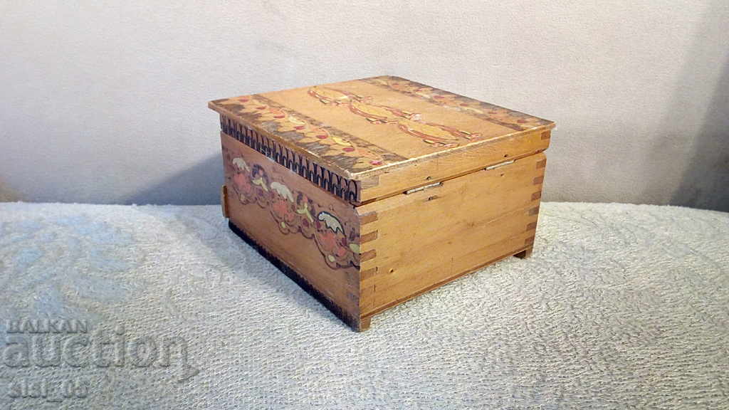 Old wooden cigarette case cigarette case - 6 Old wooden cigarette case cigarette case - 6