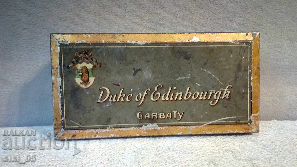 Metal, sheet metal cigarette box GARBATY with price 40.00 BGN | € 20.45 Metal, sheet metal cigarette box GARBATY with price 40.00 BGN | € 20.45