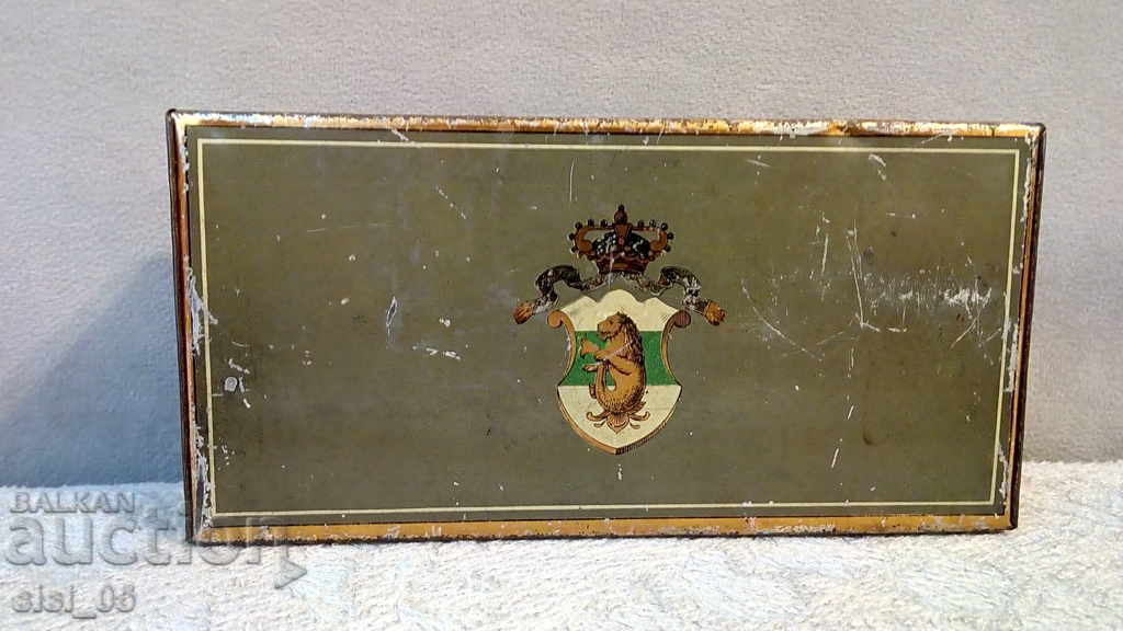 Metal, sheet metal cigarette box GARBATY - 5 Metal, sheet metal cigarette box GARBATY - 5