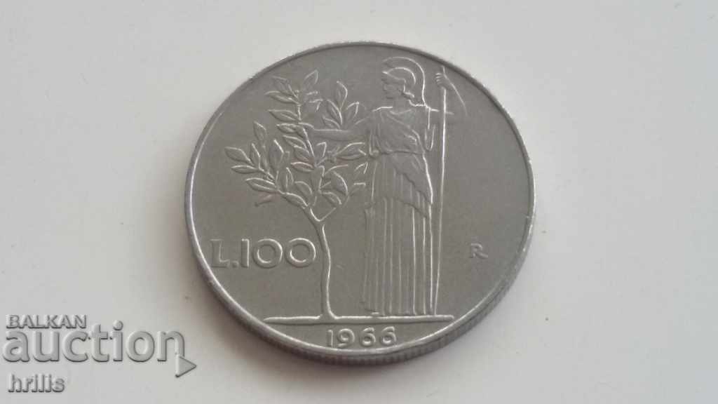 ΙΤΑΛΙΑ 1966 - 100 £