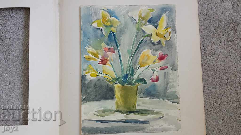 PAINTING STILL LIFE watercolor / MARIA MEZDURECHKA with price 49.00 BGN | € 25.05 PAINTING STILL LIFE watercolor / MARIA MEZDURECHKA with price 49.00 BGN | € 25.05
