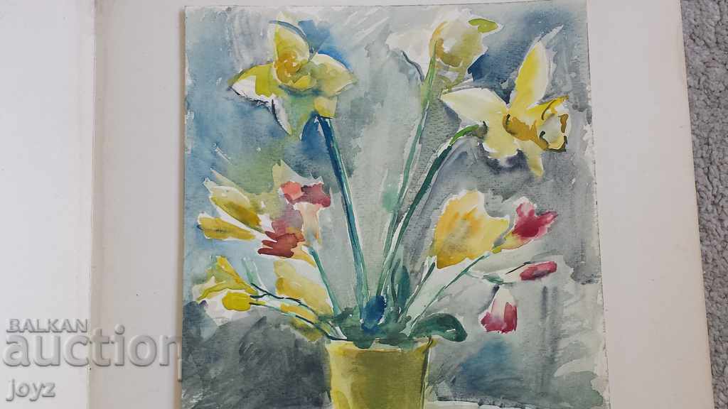 Delivery of PAINTING STILL LIFE watercolor / MARIA MEZDURECHKA Delivery of PAINTING STILL LIFE watercolor / MARIA MEZDURECHKA