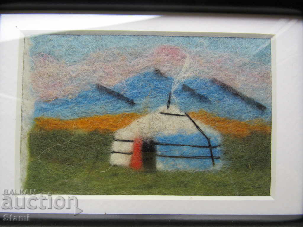 Traditional felt painting - Mongolia with price 48.00 BGN | € 24.54