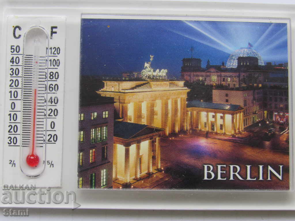 Magnet-thermometer from Berlin, Germany, series-4 with price 13.00 BGN | € 6.65 Magnet-thermometer from Berlin, Germany, series-4 with price 13.00 BGN | € 6.65