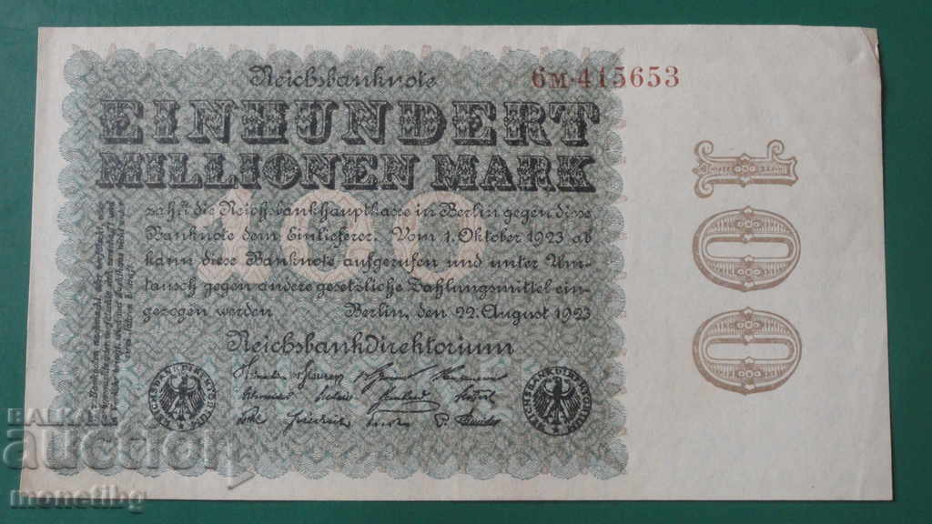 Γερμανία 1923 - 100.000.000 μάρκα - 5 Γερμανία 1923 - 100.000.000 μάρκα - 5