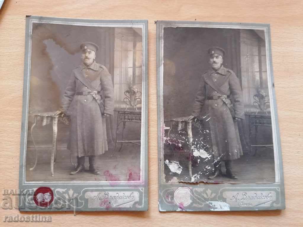 Lot Fotografii carton fotografie A. Vladikov