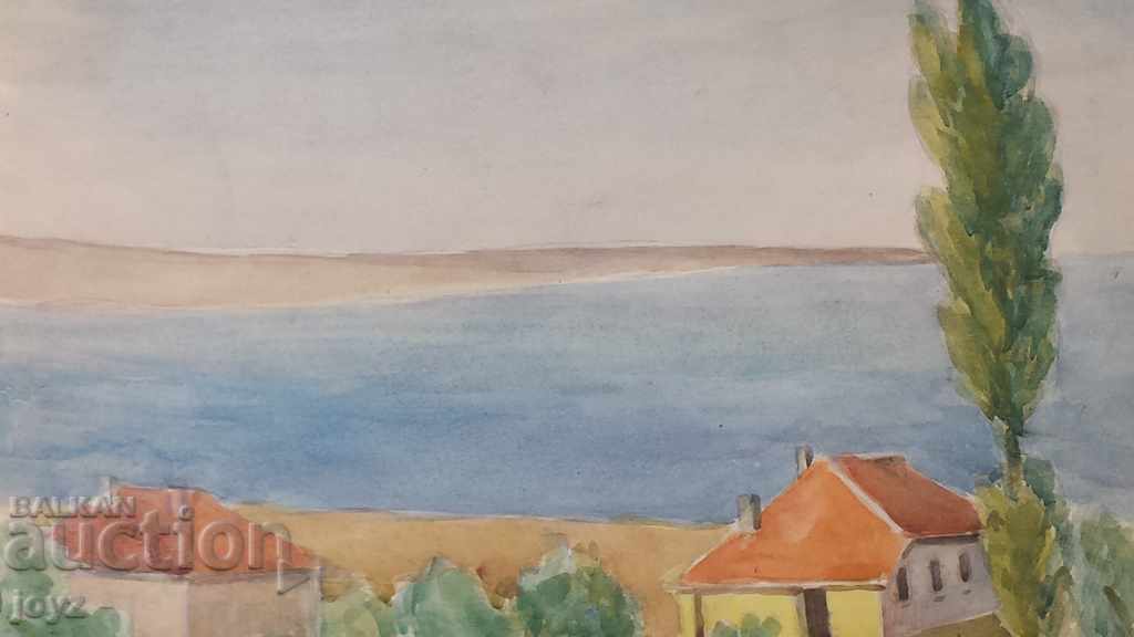 Delivery of OLD PAINTING LANDSCAPE WATERCOLOR Delivery of OLD PAINTING LANDSCAPE WATERCOLOR