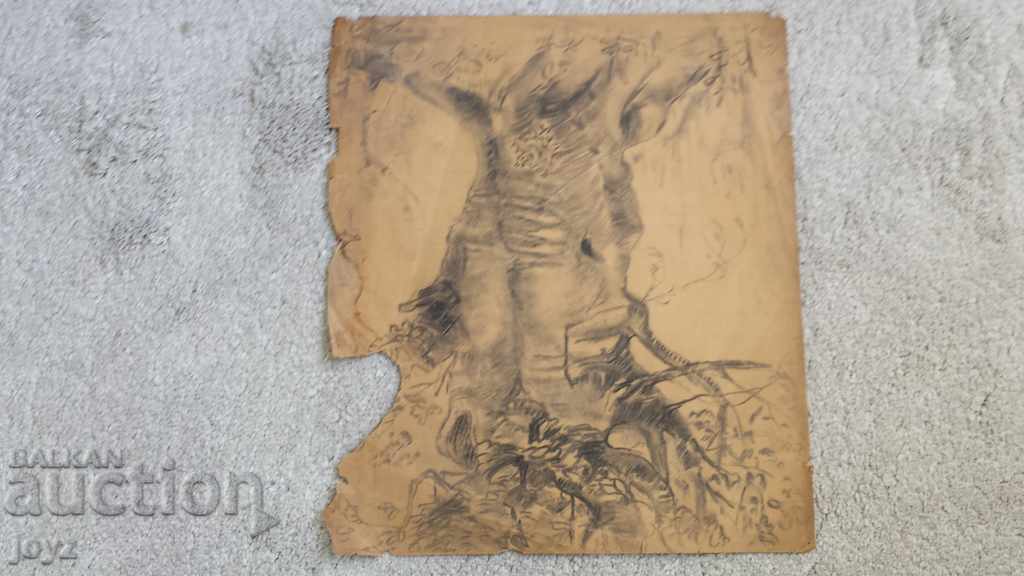 OLD GRAPHIC DRAWING ON A TREE with price 19.00 BGN | € 9.71 OLD GRAPHIC DRAWING ON A TREE with price 19.00 BGN | € 9.71