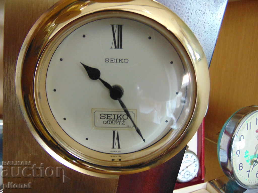 SEIKO JAPAN collector's table clock with price 75.00 BGN | € 38.35 SEIKO JAPAN collector's table clock with price 75.00 BGN | € 38.35