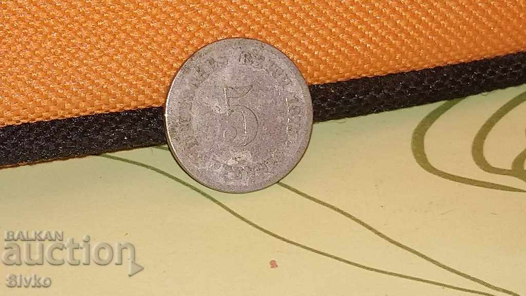 Reducere de Crăciun Monedă Germania 5 pfennigs 187 ... y.
