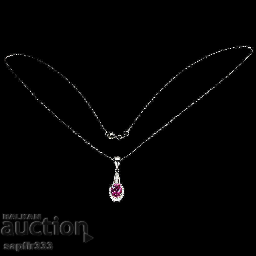 Auction PINK TOPAZ - STYLISH MEDALLION Auction PINK TOPAZ - STYLISH MEDALLION