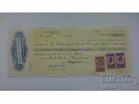 Bilet la ordin - 1934, timbre fiscale