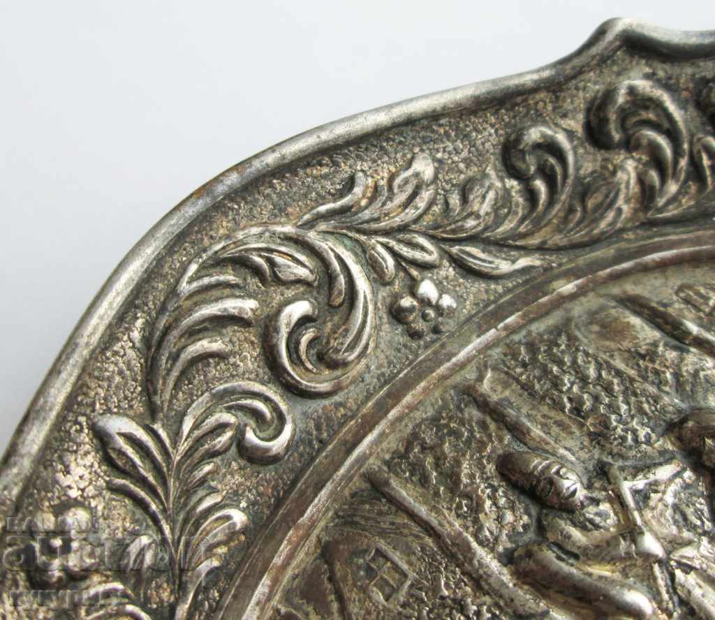 Beautiful 100 year old small saucer stand for trifles - 6 Beautiful 100 year old small saucer stand for trifles - 6