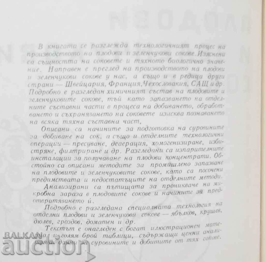 Fruit and vegetable juices - Panayot Daskalov 1964 with price 110.00 BGN | € 56.24 Fruit and vegetable juices - Panayot Daskalov 1964 with price 110.00 BGN | € 56.24