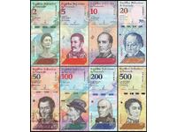 (¯`'•.¸ VENEZUELA full set banknotes 2018 UNC ¸.•'´¯)