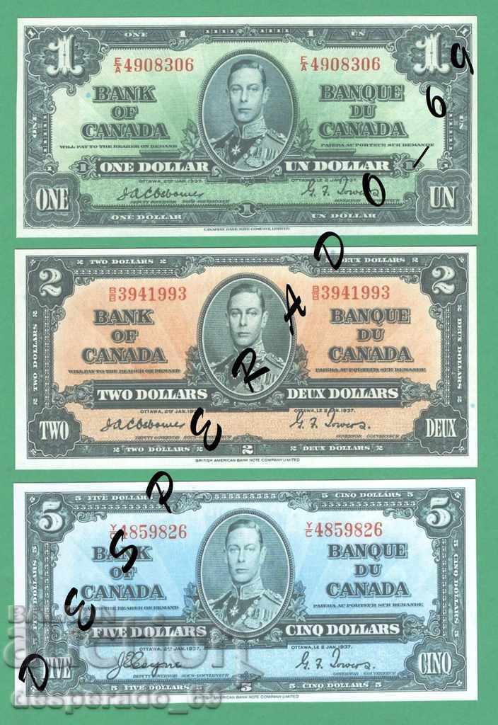 (¯`'•.¸(αντίγραφο) ΚΑΝΑΔΑΣ 1937 UNC -8 τμχ. τραπεζογραμμάτια¸.•'´¯) με τιμή € 10.20 | 19.95 BGN