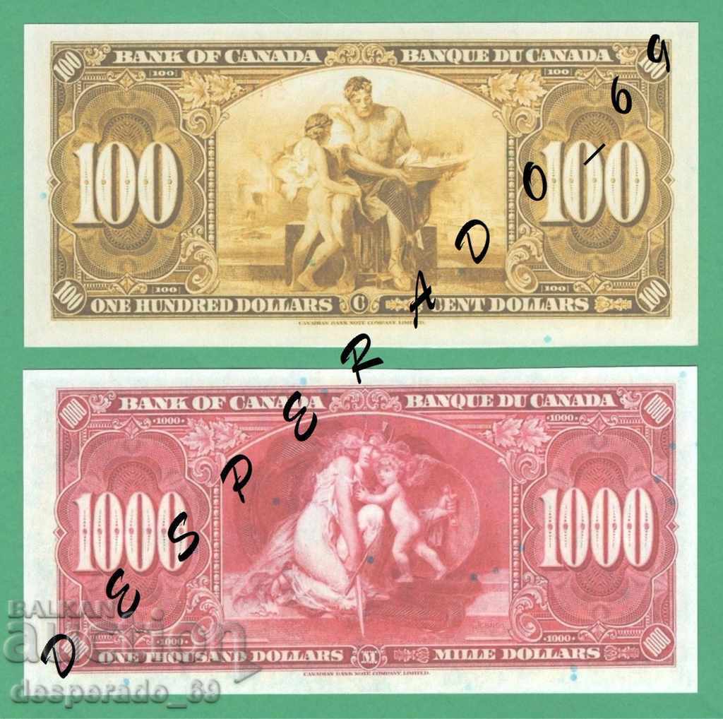 (¯` '• .¸ (reproduction) CANADA 1937 UNC -8 banknotes¸. •' ´¯) - 7 (¯` '• .¸ (reproduction) CANADA 1937 UNC -8 banknotes¸. •' ´¯) - 7