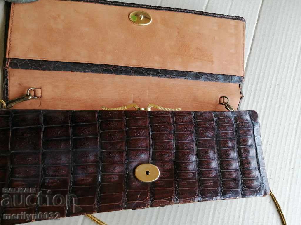 Auction Crocodile skin bag Auction Crocodile skin bag
