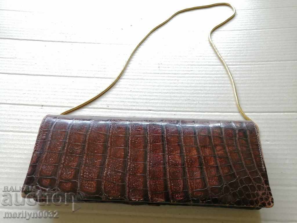 Crocodile skin bag Crocodile skin bag