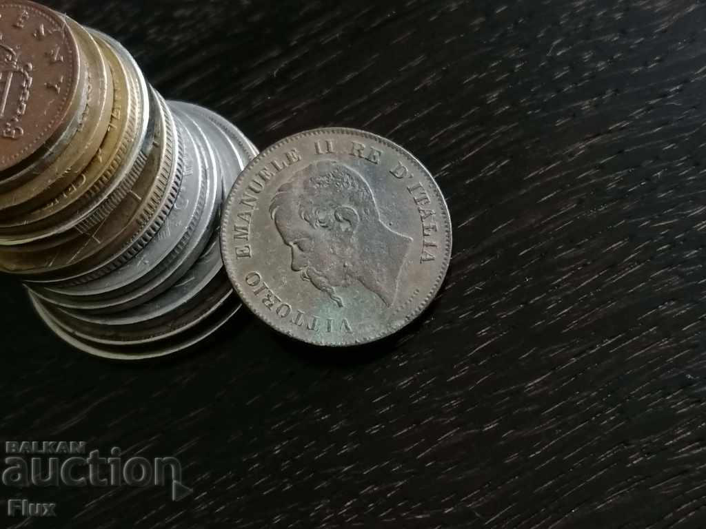 Монета - Италия - 5 чентесими | 1861г. с цена 9.50 лв. | € 4.86 Монета - Италия - 5 чентесими | 1861г. с цена 9.50 лв. | € 4.86