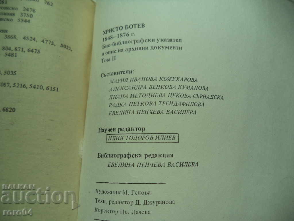 HRISTO BOTEV - BIO-BIBLIOGRAPHY INDEX - RRR - 6 HRISTO BOTEV - BIO-BIBLIOGRAPHY INDEX - RRR - 6
