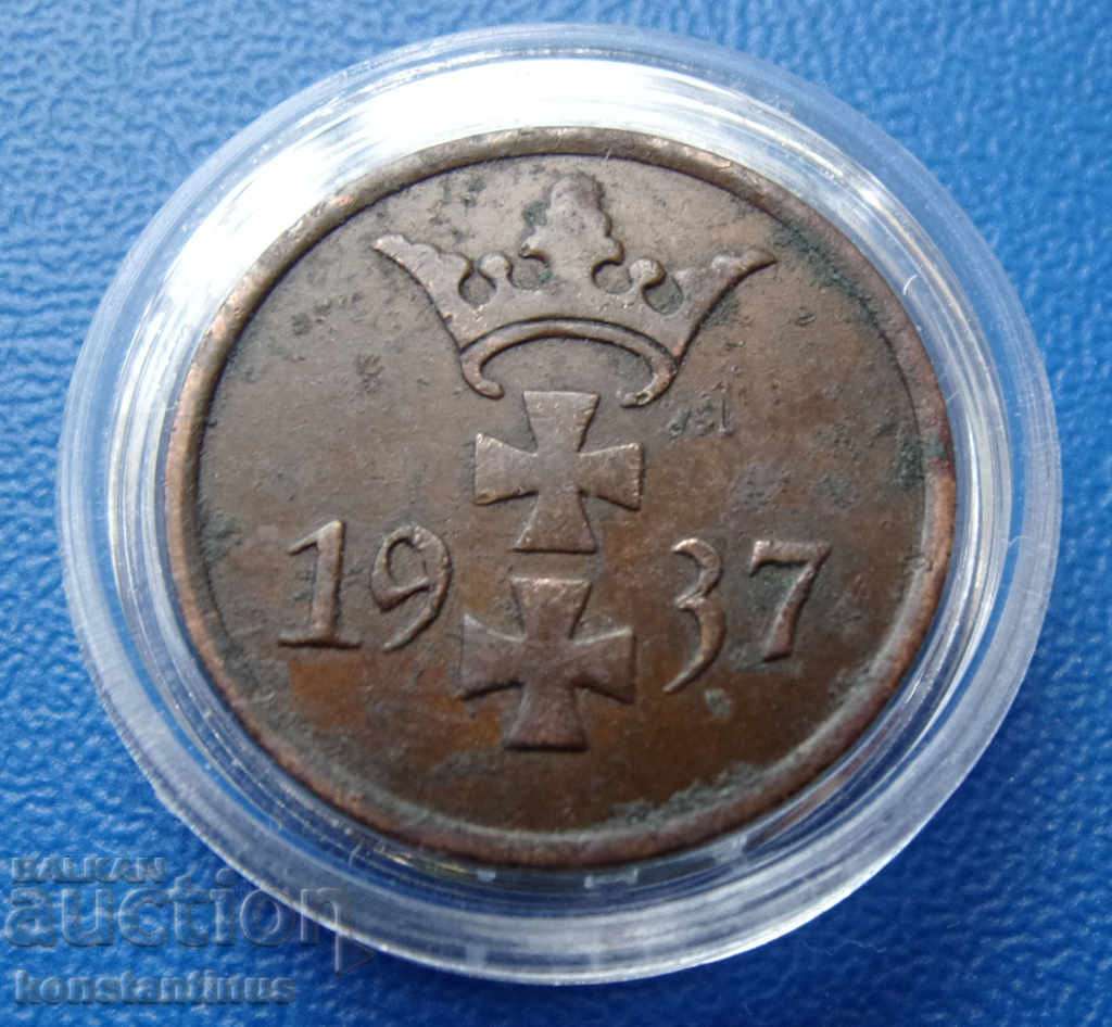 Danzig 1 Pfennig 1937 Rare cu preț € 5.11 | 9.99 BGN
