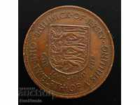 Jersey. 1/12 shilling 1960 300 years since accession