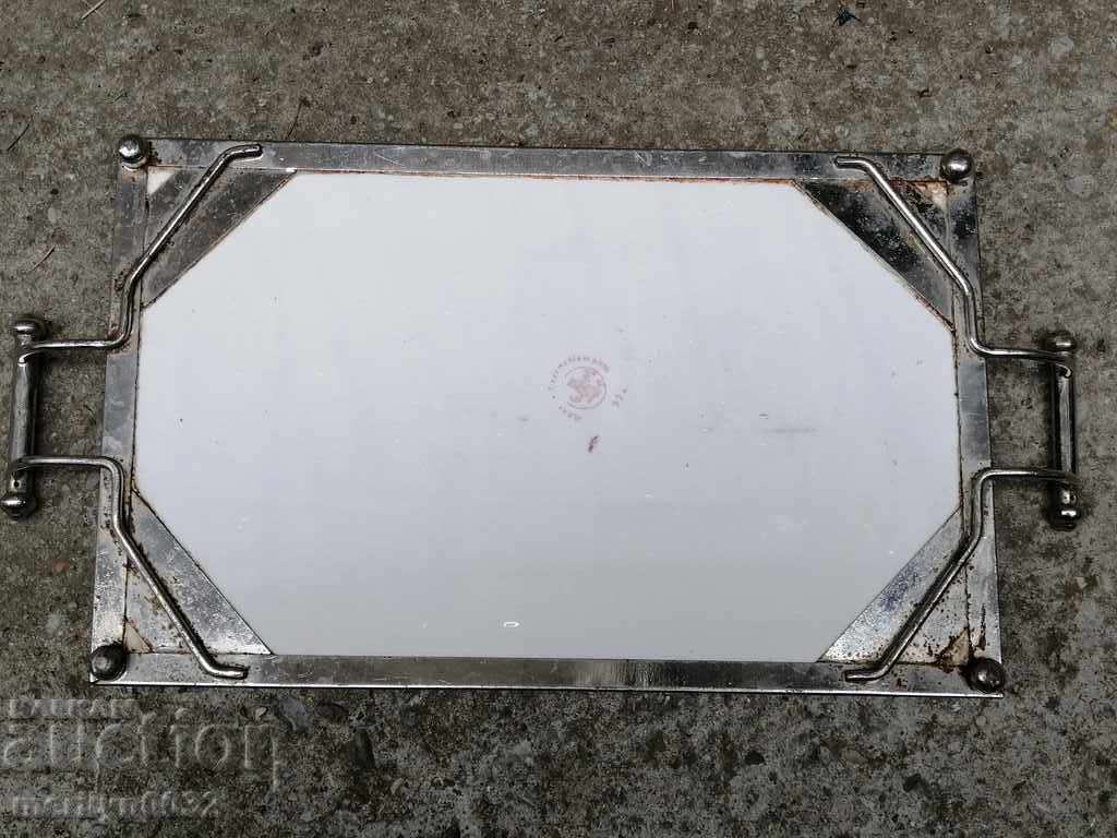 Old porcelain casserole dish platter with price 79.50 BGN | € 40.65 Old porcelain casserole dish platter with price 79.50 BGN | € 40.65