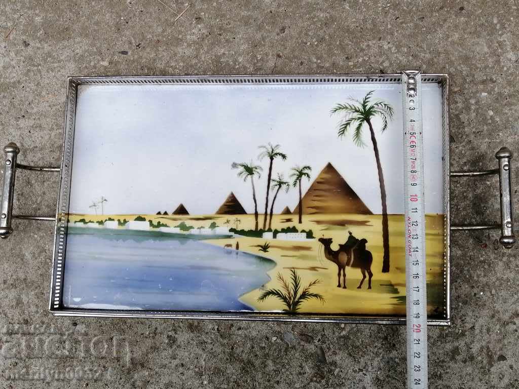 Old porcelain casserole dish platter - 7 Old porcelain casserole dish platter - 7